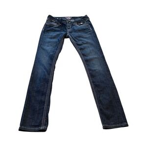 ReRock‎ Republic Jeans Womens 8R Dark Wash Denim Skinny Embellished Pockets